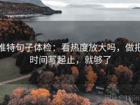 推特句子体检：看热度放大吗，做把时间写起止，就够了