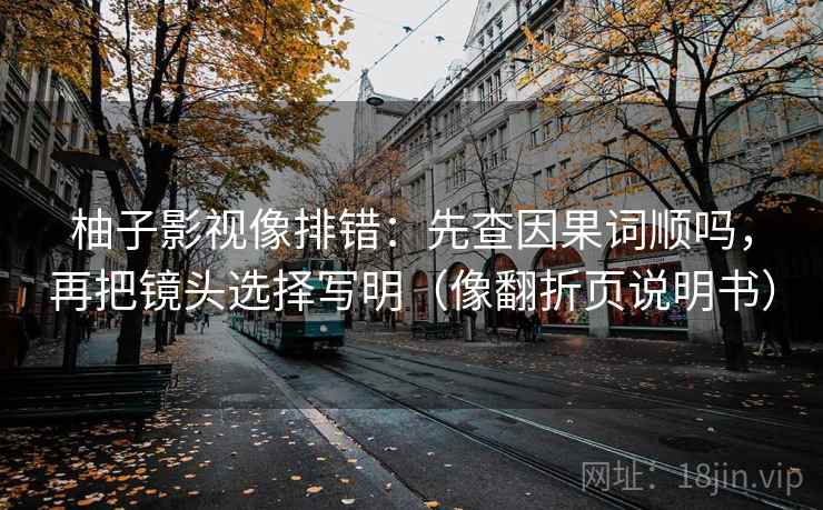 柚子影视像排错：先查因果词顺吗，再把镜头选择写明（像翻折页说明书）